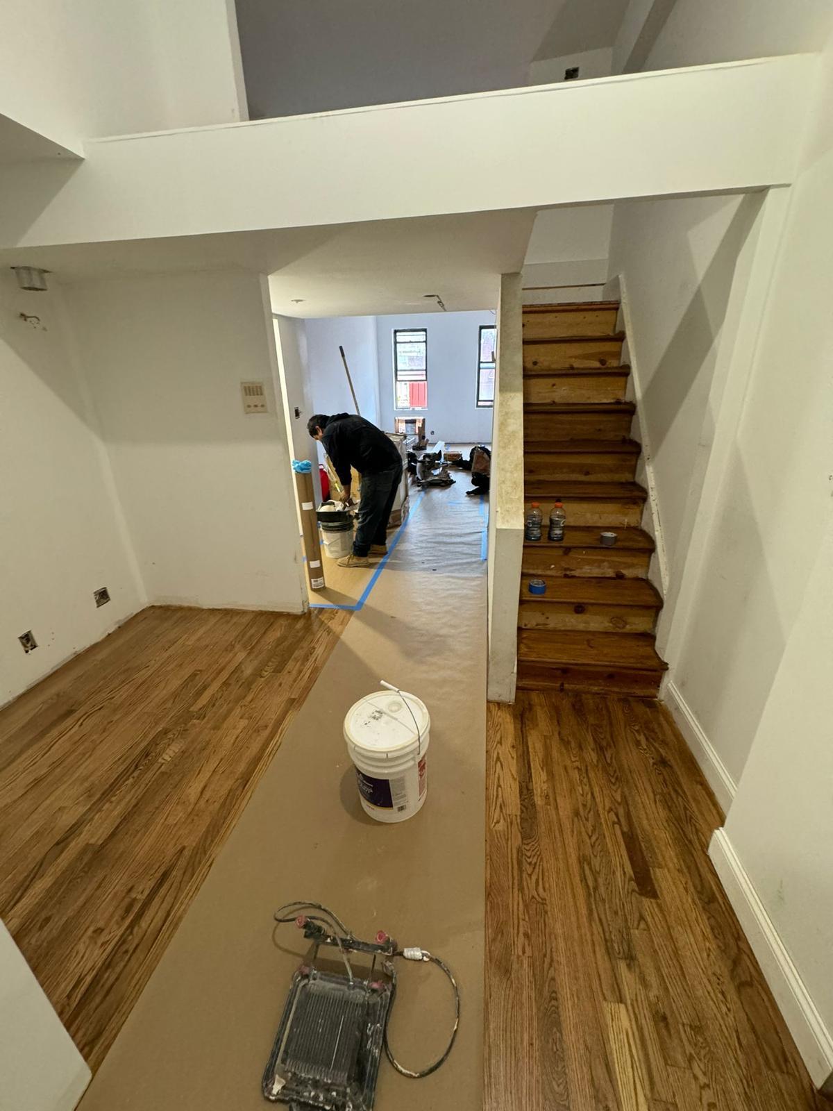 Engineered Hardwood Flooring Installation completed project