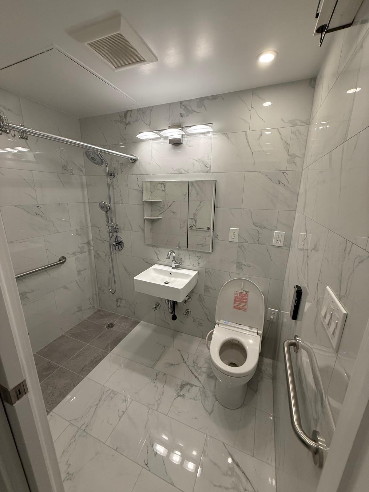 Toilet Installation completed project